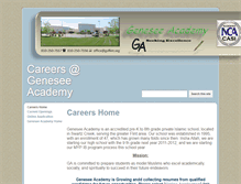 Tablet Screenshot of careers.gaflint.org