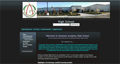 Desktop Screenshot of highschool.gaflint.org